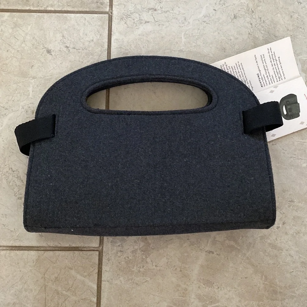 Maclaren NWT Grey Felt Mini Utility Tote